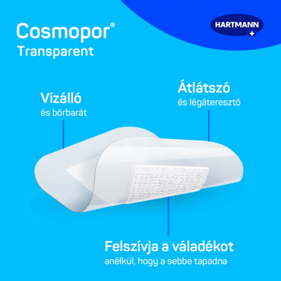 COSMOPOR TRANSPARENT FILMKÖTSZ 9X10CM - 1X